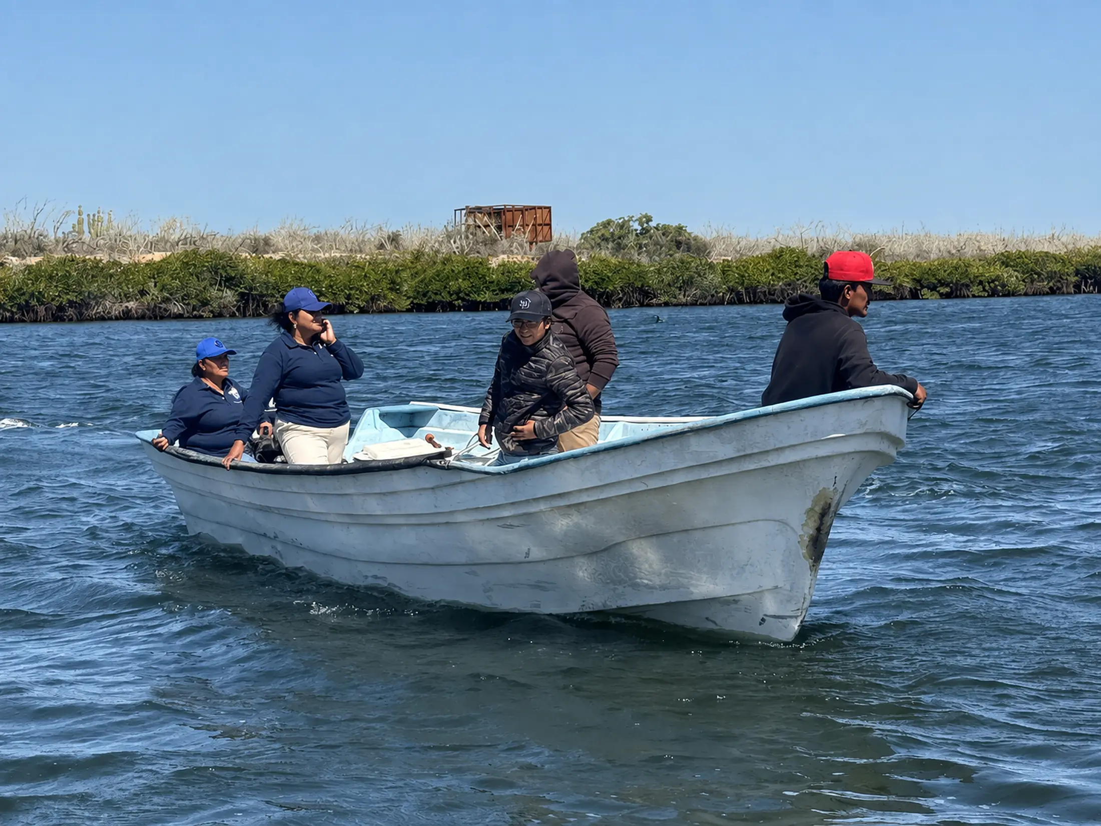 Recorrido técnico en una zona lagunar